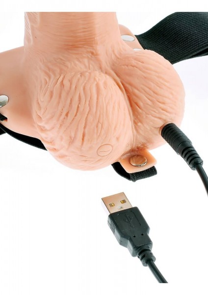 Fetish Fantasy 6 Inch Hollow Rechargeable Strap-On with Remote — image 5 of 12