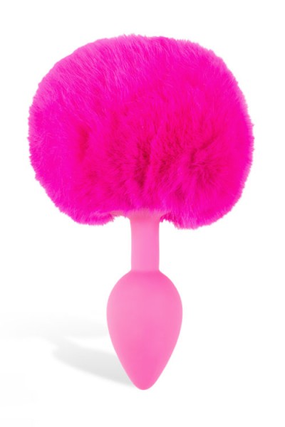 Pipedream Bunny Tail 5" Silicone Butt Plug