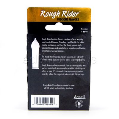 Rough rider luscious flavors 3 pack