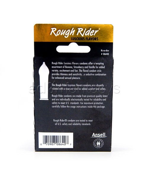 Rough rider luscious flavors 3 pack
