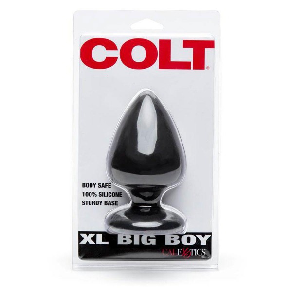 Colt XL Butt Plug | Black Big Boy Silicone Anal Toy for Men