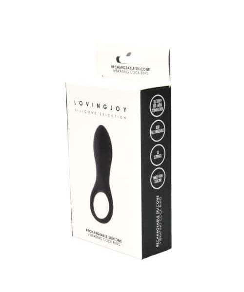 Loving Joy Rechargeable Silicone Vibrating Cock Ring