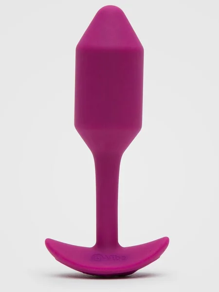 b-Vibe Vibrating Snug Plug Medium Weighted Silicone Butt Plug 3 Inch — image 19 of 19