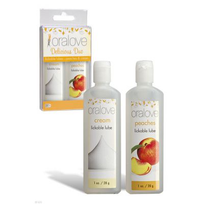 Doc Johnson Oralove Lickable Lubes Peaches Cream