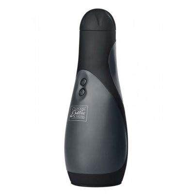 Apollo Power Stroker Vibrating Deep Throat Black