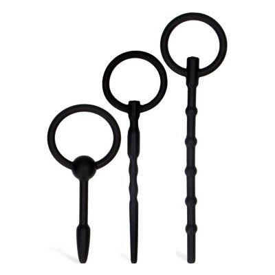 OUCH Urethral Sounding Silicone Plugs 3 Pce Set