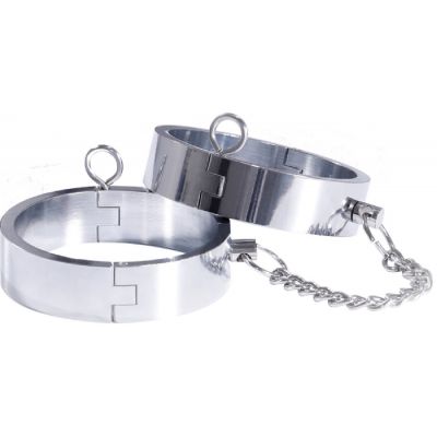 70MM Metal Cuffs Silver