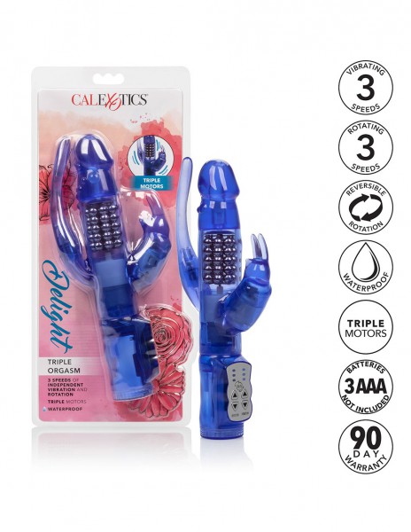 CalExotics Delight Triple Orgasm Vibrator