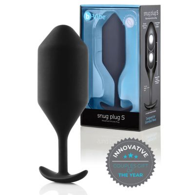 B Vibe Weighted Silicone 6 3 Snug Butt Plug 5 350g