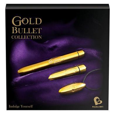 Rocks Off Gold Bullet Collection Box