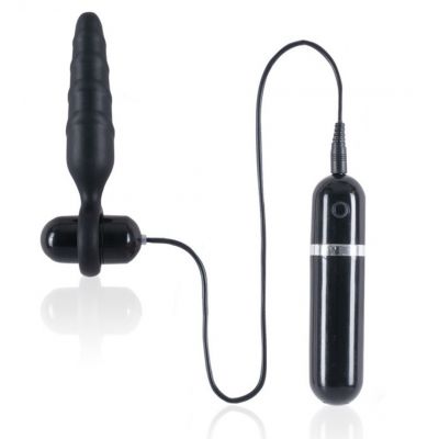 Dark Stallions Thriller Ass 4 Inch Silicone Vibrating Butt Plug