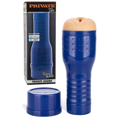 California Exotic Private Tube 10 2 Masturbator Tarra White