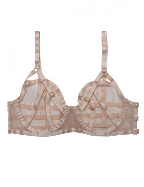 HUSTLER Strappy Mesh Bra — image 6 of 12