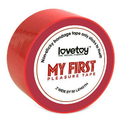 My First Non Sticky Bondage Tape Red