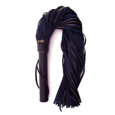 Rouge Fifty Times Hotter Blue Suede Flogger