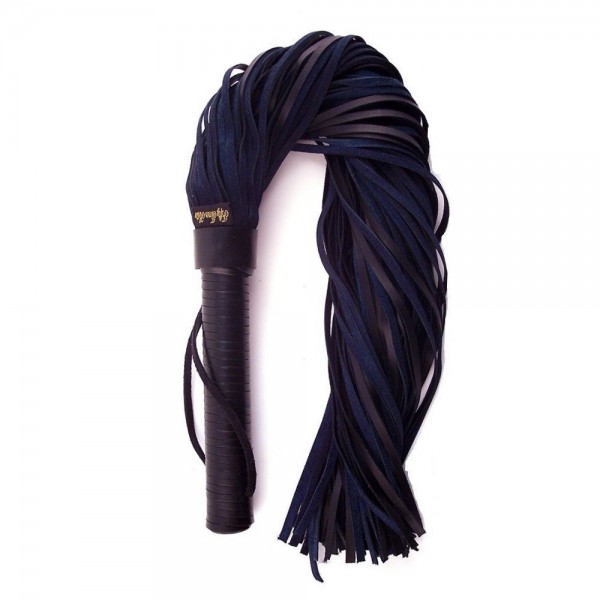 Rouge Fifty Times Hotter Blue Suede Flogger