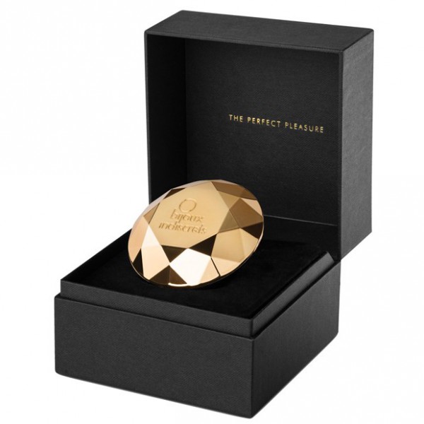 Bijoux Indiscrets Gold-Plated 1.8" Vibrating Diamond Massager