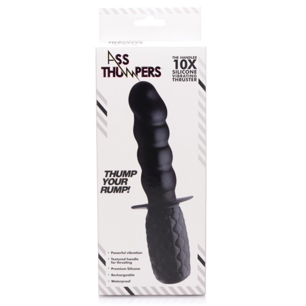 Ass Thumpers The Handler 10x Silicone Vibrating Thruster
