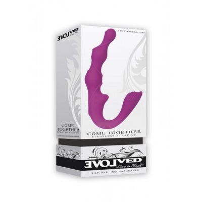 Come Together Vibrating Strapless Strap On by Evolved