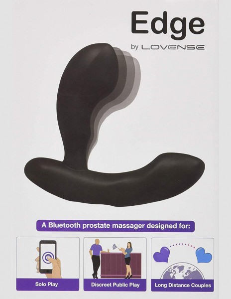 Lovense Edge App Controlled Rechargeable Prostate Massager