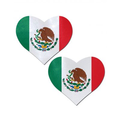 Pastease Mexican Flag Heart Pasties