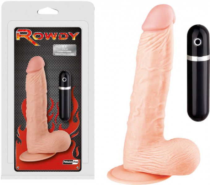 8.5" Vibrating Dong (Flesh)