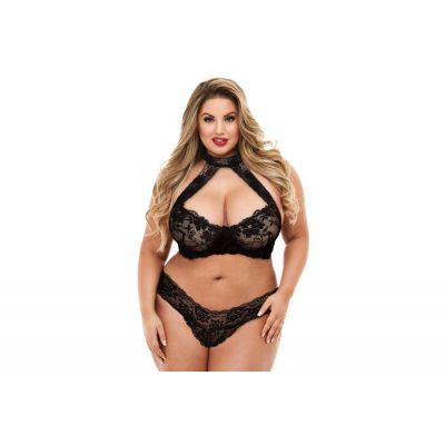 Baci 3166 Lace Halter Bikini Set Queen