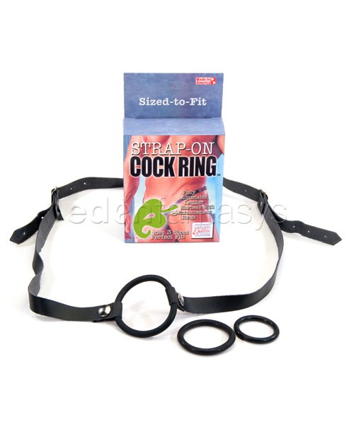 Strap on cock ring