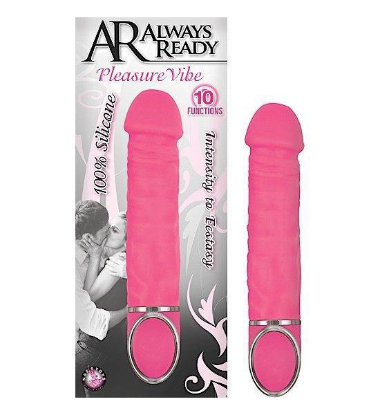 Silicone pleasure vibe