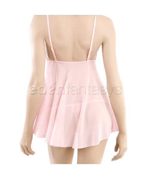 Fetish femme pink babydoll