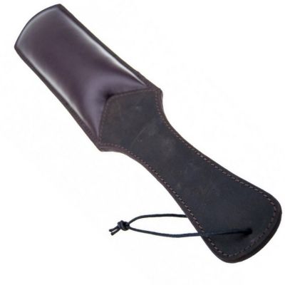 Bound Nubuck Leather Paddle
