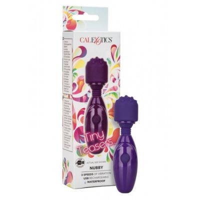 Tiny Teasers Rechargeable Nubby Vibe Purple