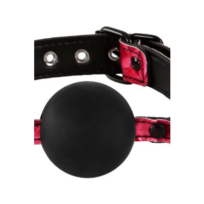 nsnovelties Soft Silicone 2 Ball Gag with Adjustable Strap