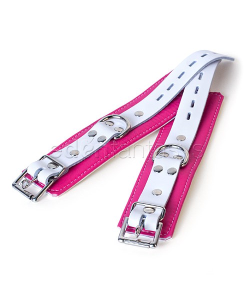 Pink candy jaguar cuffs