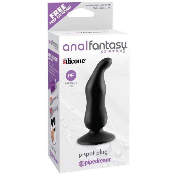 Anal Fantasy Collection P Spot Plug + FREE 5-Piece Prep Kit