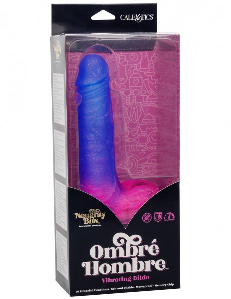 Naughty Bits Ombre Hombre Vibrating Dildo