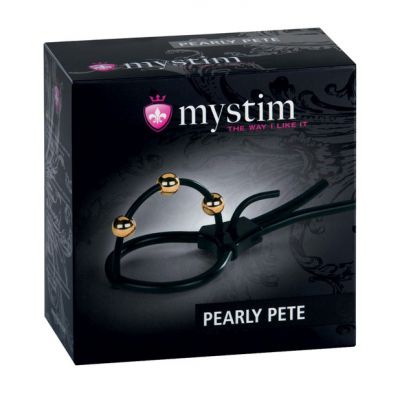 Mystim Mystim Pearly Pete Corona Strap and Golden Balls