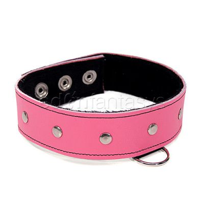 Make me blush leather collar