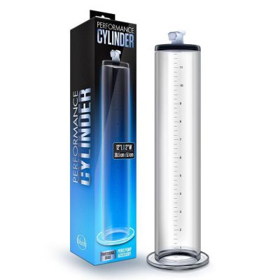 High Performance Penis Pump Cylinder 12 Inch X 2 Inch Clear by Blush Novelties