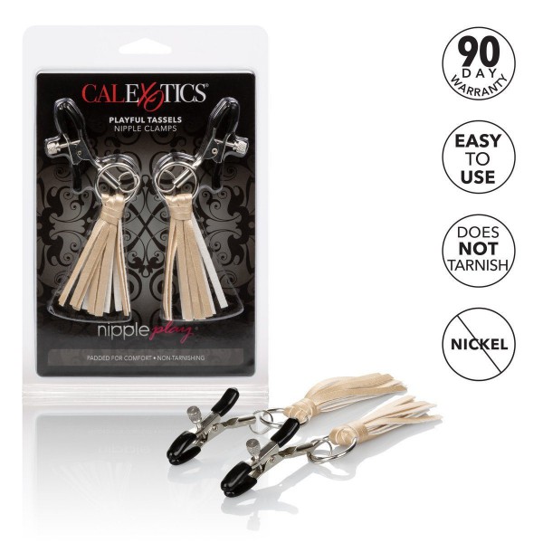 Nipple Play Playful Tassels Nipple Clamps