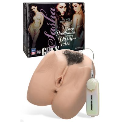 Doc Johnson Sasha Grey Deep Penetration Vibrating Pussy Ass