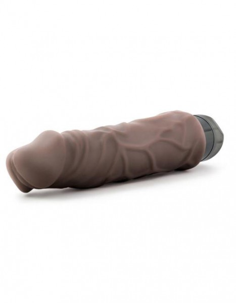 Au Naturel Home Wrecker Vibrating Dildo Brown