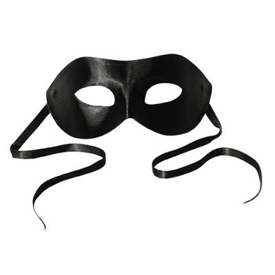 Midnight satin mask