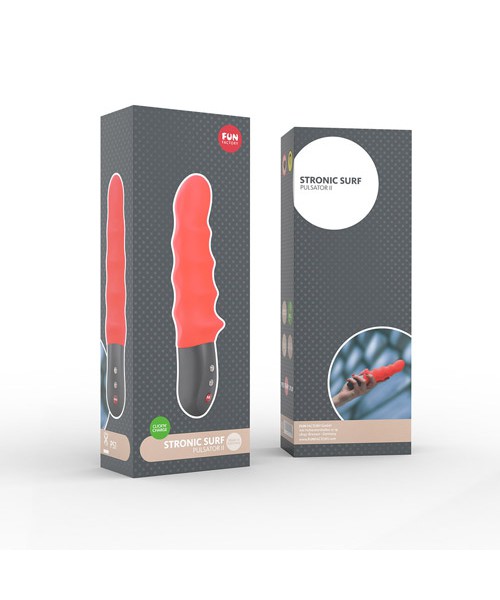 Fun Factory Stronic Surf 8" Rippled G-Spot Vibrator