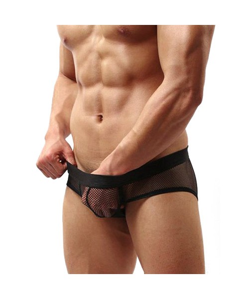 Mesh male briefs