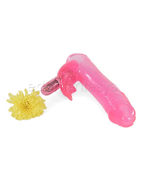 Penis sleeve with clitoral stimulator