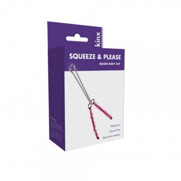 Squeeze & Please Beaded Clit Clip