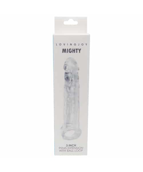Loving Joy Mighty 3 Inch Penis Extension with Ball Loop