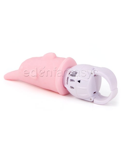 Finger ring vibe with dolphin sleeve — image 5 of 5