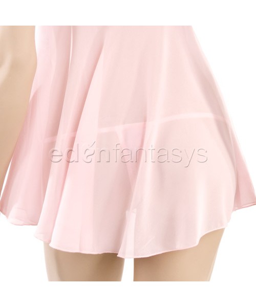 Fetish femme pink babydoll